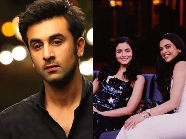 Ranbir Kapoor, Alia Bhatt and Deepika Padukone  