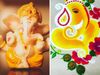 Ganesh chaturthi rangoli designs, Ganesh chaturthi rangoli, Ganesh chaturthi rangoli images, Ganesh chaturthi rangoli easy, Ganesh chaturthi rangoli designs with dots, Ganesha chaturthi rangoli, Vinayaka chaturthi rangoli, Ganesh chaturthi special rangoli
