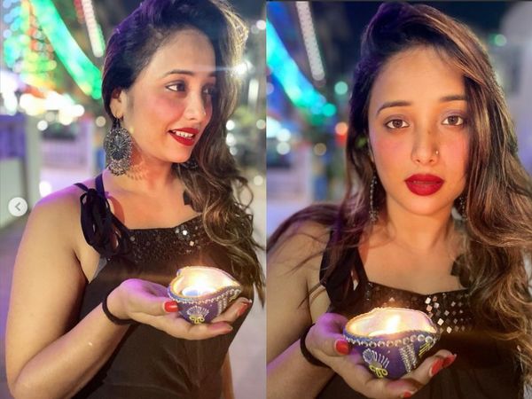 rani chatterjee viral video, rani chatterjee diwali 2021 viral video