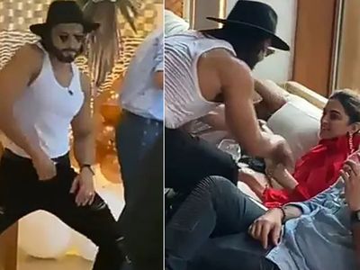 Ranveer Singh and Deepika Padukone viral video Ranveer Singh and Deepika Padukone viral video