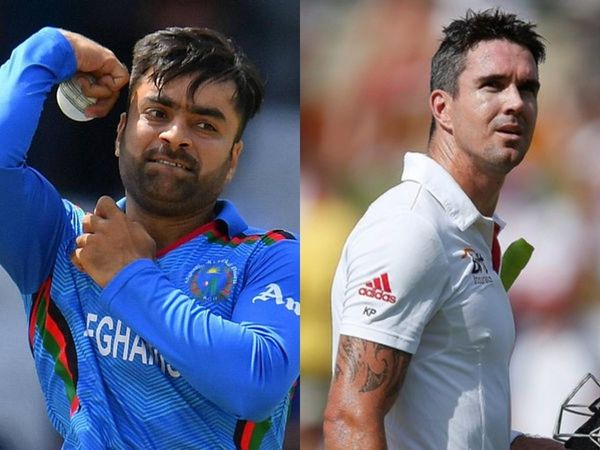 Rashid Khan and Kevin Pietersen