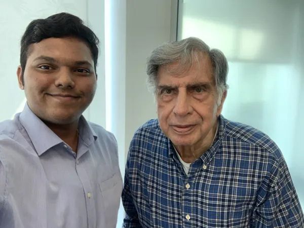 Ratan Tata with Arjun DeshPande