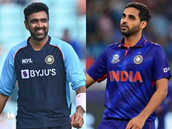 Ravichandran Ashwin and Bhuvneshwar Kumar