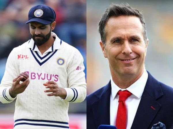 Ravindra Jadeja and Michael Vaughan