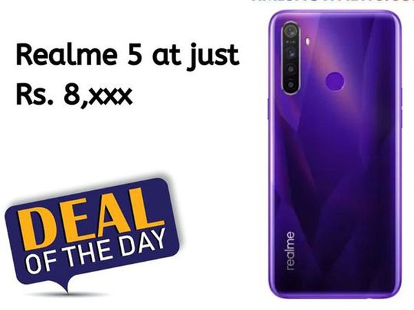 Huge discount on realme smartphone