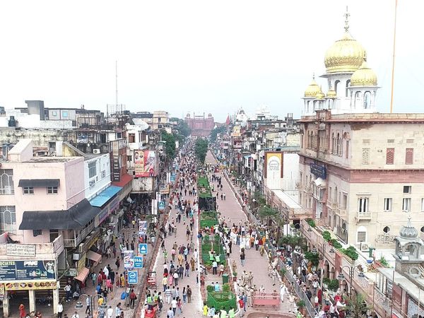 Redeveloped work of Chandni Chowk Delhi