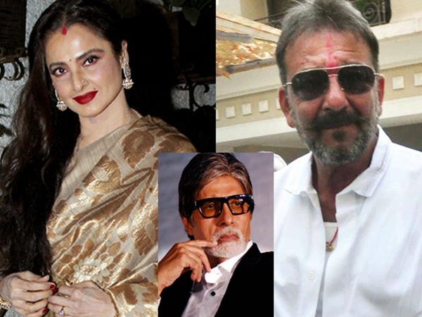 Rekha, Sanjay Dutt and Amitabh Bachchan