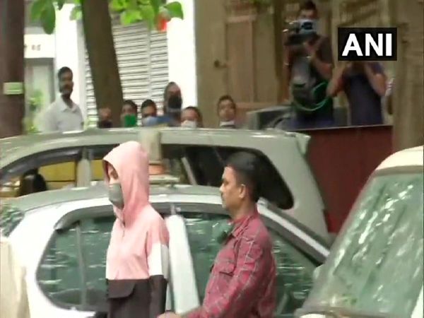 Actor Rhea Chakraborty leaves from Narcotics Control Bureau office in Mumbai in Sushant Singh Rajput death case