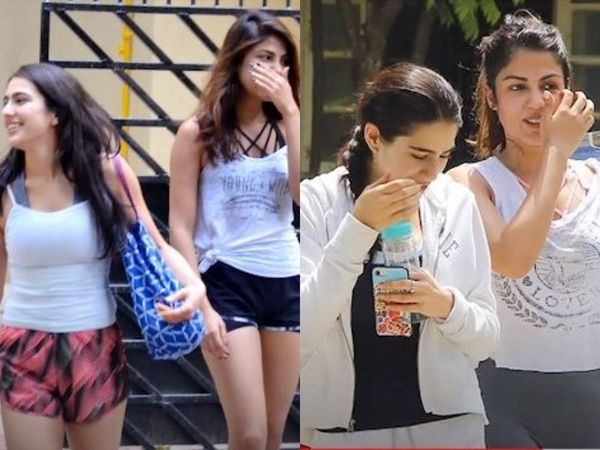 Sara Ali Khan and Rhea Chakraborty