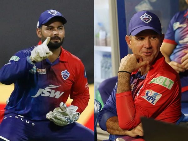 Rishabh Pant and Ricky Ponting