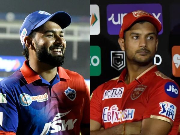 Rishabh pant and Mayank Agarwal