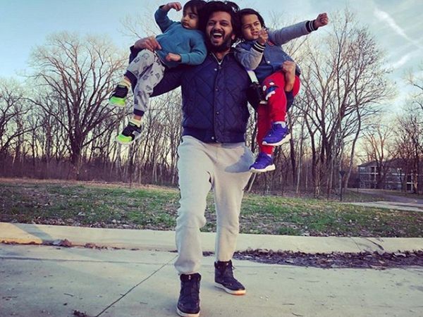 Riteish Deshmukh sons Riaan and Rahyl