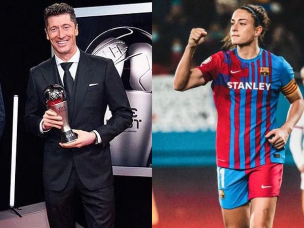 Robert Lewandowski and Alexia Putellas