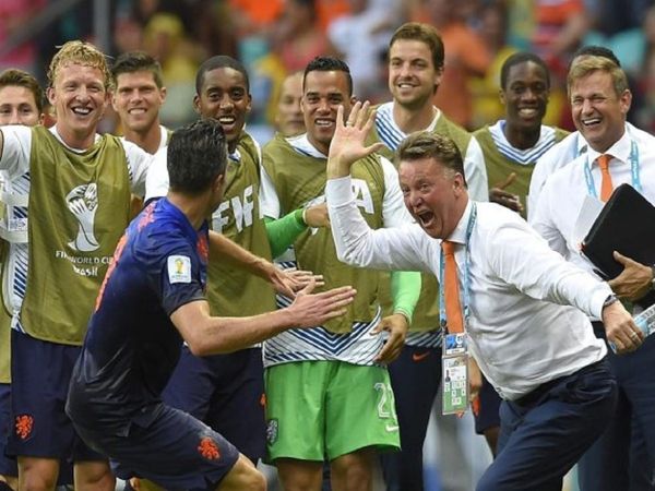 Robin van Persie and Louis van Gaal