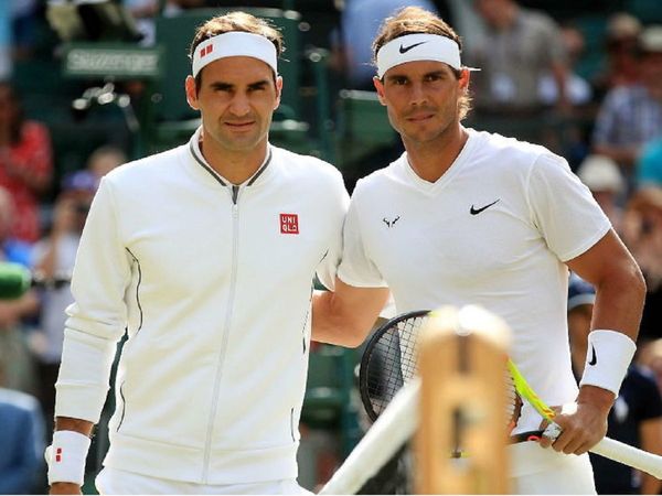 Roger Federer and Rafael Nadal