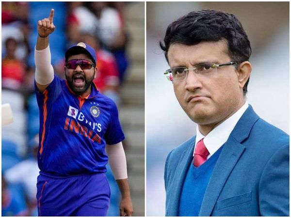 Rohit Sharma and Sourav Ganguly