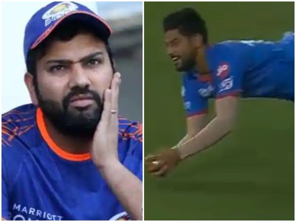 Lalit Yadav catch of Rohit Sharma