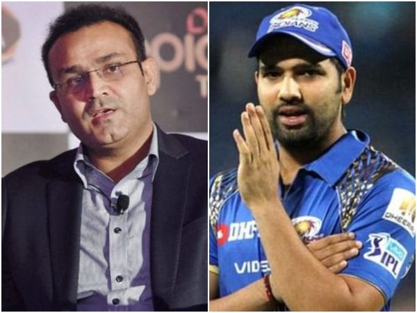 Virender Sehwag and Rohit Sharma