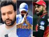 Rohit Sharma Mohammad Shami and Virat Kohli