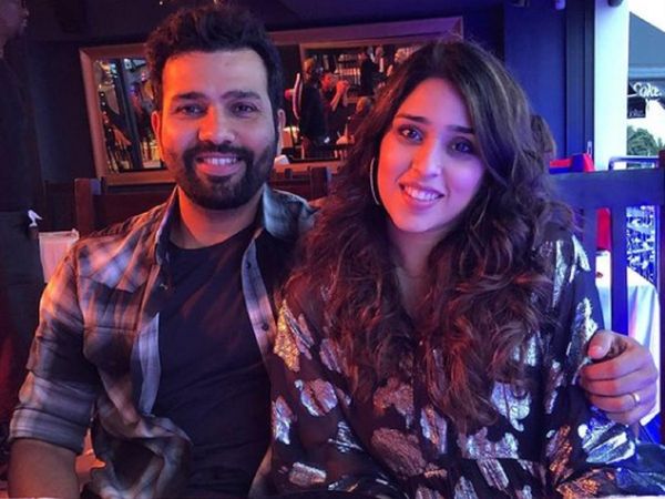 Rohit Sharma and Ritika Sajdeh
