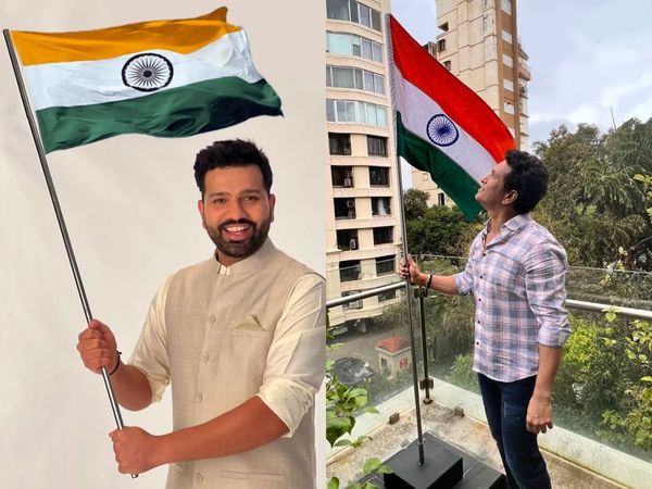 Rohit Sharma and Sachin Tendulkar