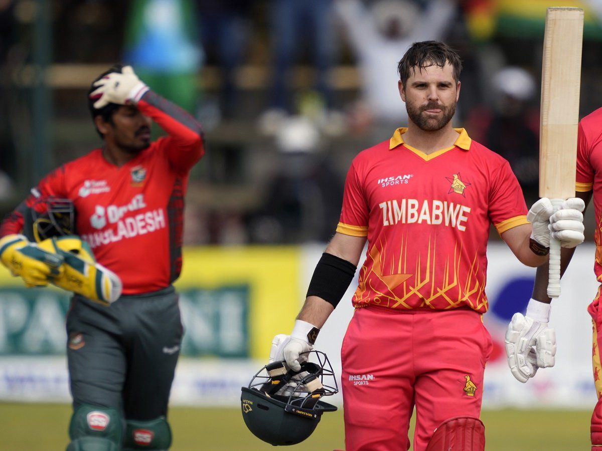 Who is Ryan Burl: Zimbabwe batsman Ryan Burl scores 34 runs in an over against Bangladesh watch video, Ryan Burl video, Most runs in an over | Cricket