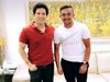 Sachin Tendulkar with Prithvi Shaw