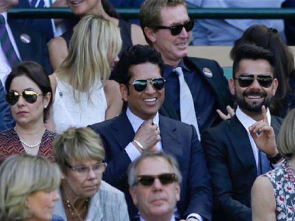 Sachin Tendulkar and Virat Kohli