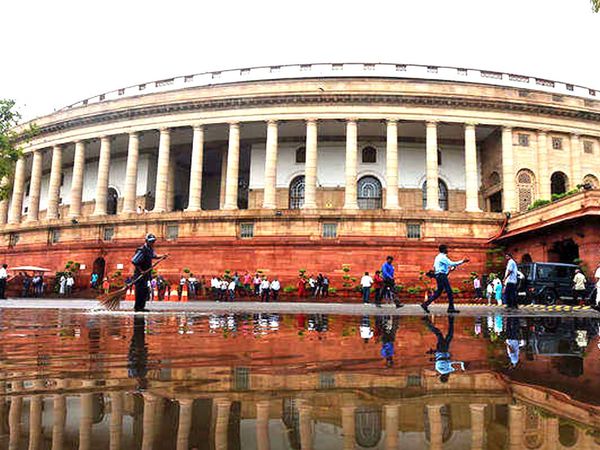 Parliament ready to compete with Covid-19 with mask gloves face shield sanitizer during monsoon session