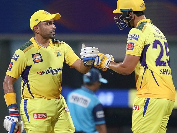 Shivam Dube and Robin Uthappa