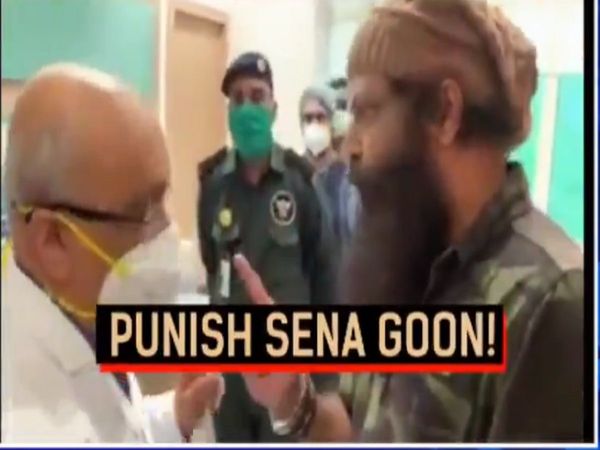  Viral video where Shiv Sena leader Nitin Nandgaonkar abusing & threatening a senior doctor in Mumbai