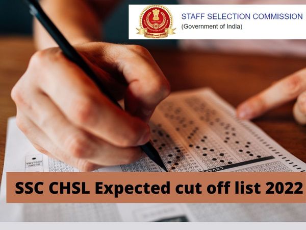 Candidates can check SSC CHSL 2022 Tier 1 2022 expected cut off list 2022 know previous year scores