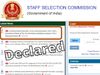  SSC CHSL Tier 1 result 2021 download link