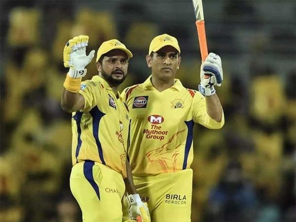 Suresh Raina and MS Dhoni