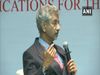 S Jaishankar says when I studied in Jawaharlal Nehru University JNU we didn't see any tukde tukde gang there