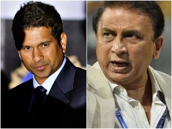 Sachin Tendulkar and Sunil Gavaskar