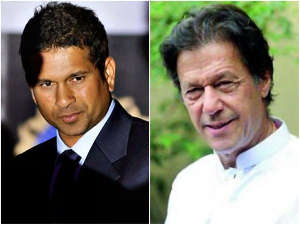 Sachin Tendulkar and Imran Khan