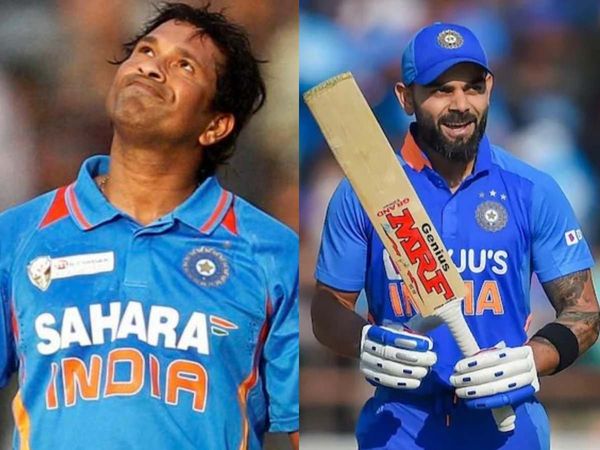Sachin Tendulkar and Virat Kohli