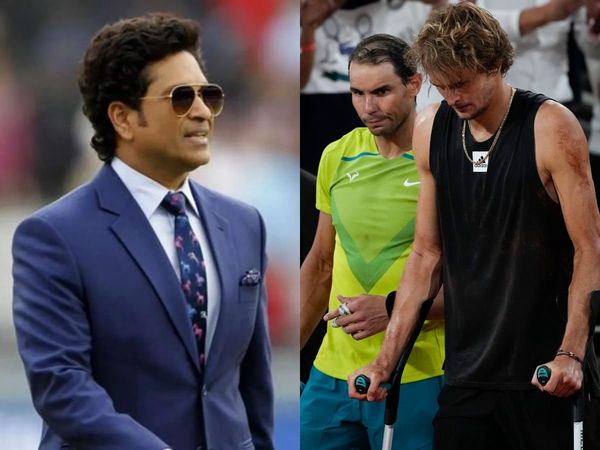 Sachin Tendulkar Rafael Nadal and Alexander Zverev
