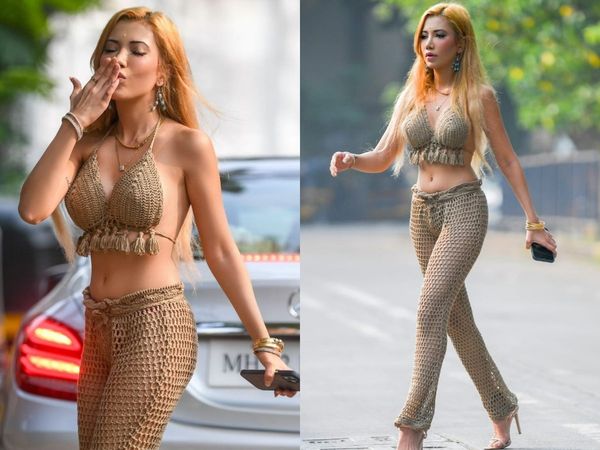 Ramayan TV Serial Director Ramanand Sagar Great Grand Daughter Trolled For Wearing Chrochet Dress, Sakshi Chopra Trolled For Wearing Chrochet Dress As Her Undergarments Were Visible, Sakshi Chopra Viral Pictures