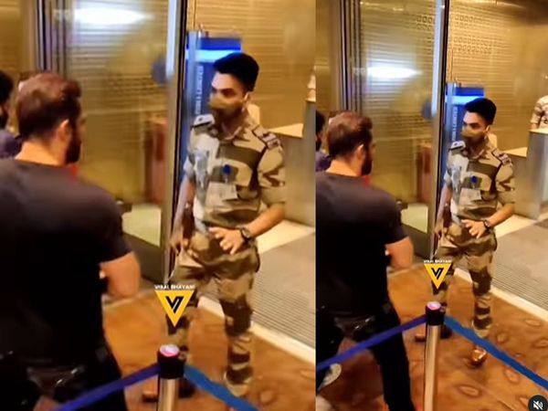 Salman Khan stopped at Airport 