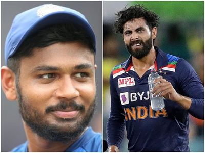 Sanju Samson and Ravindra Jadeja Sanju Samson and Ravindra Jadeja