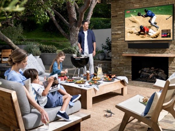 Samsung's 'The Stairs' Outdoor TV