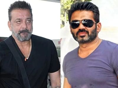 Sanjay Dutt and suniel shetty Sanjay Dutt and suniel shetty