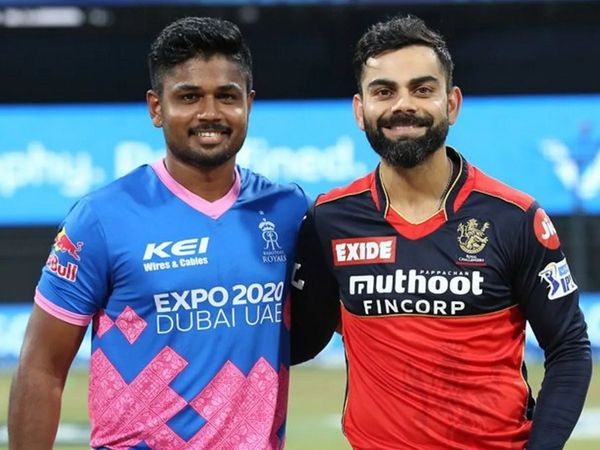 RCB vs RR Playing 11 Sanju Samson and Virat Kohli 