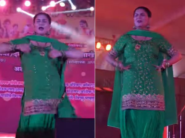 Sapna Choudhary New Dance Video Viral On Instagram In Green Suit