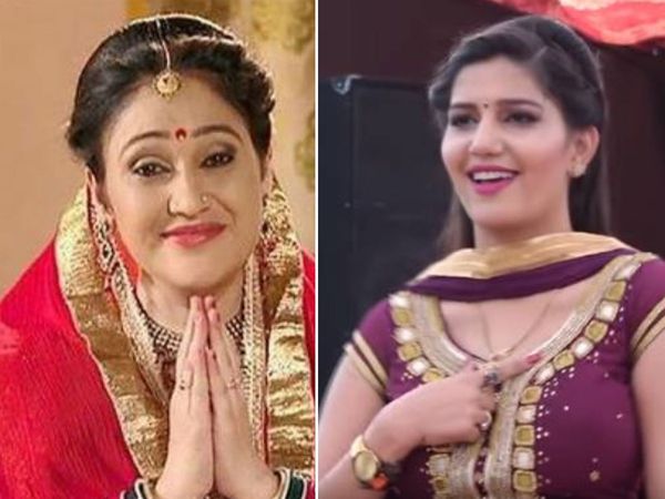 Sapna Choudhary and Disha Vakani