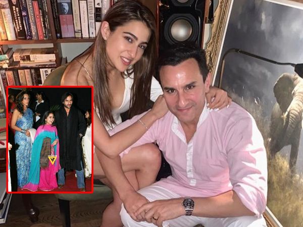 Sara Ali Khan Throwback Photo Saif ali khan and his ex girlfriend Rosa Catalano
