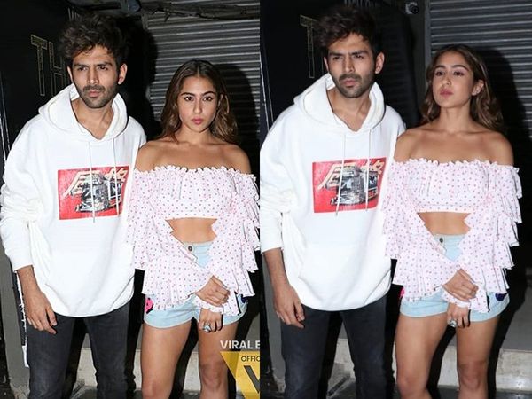 Sara Ali Khan and Kartik Aaryan Latest Photos