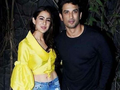 Sara Ali Khan and Sushant Singh Rajput Sara Ali Khan and Sushant Singh Rajput